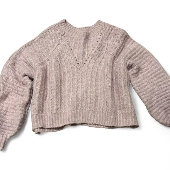 Altar’d State Women's Pink Knit Sweater - Picture 1 of 5